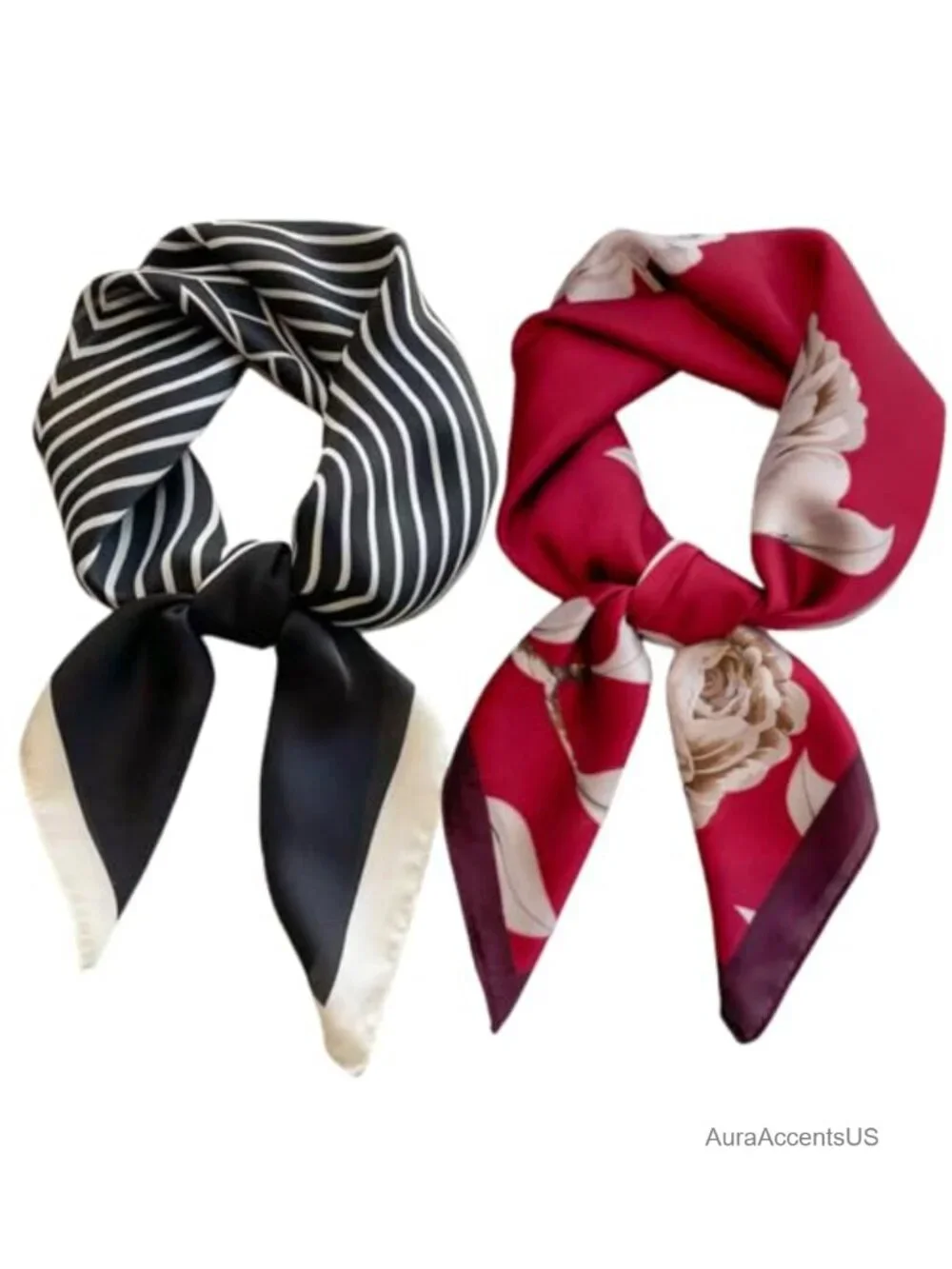 Satin Bandana Scarf for Women Hair Neck Wraps 27.5
